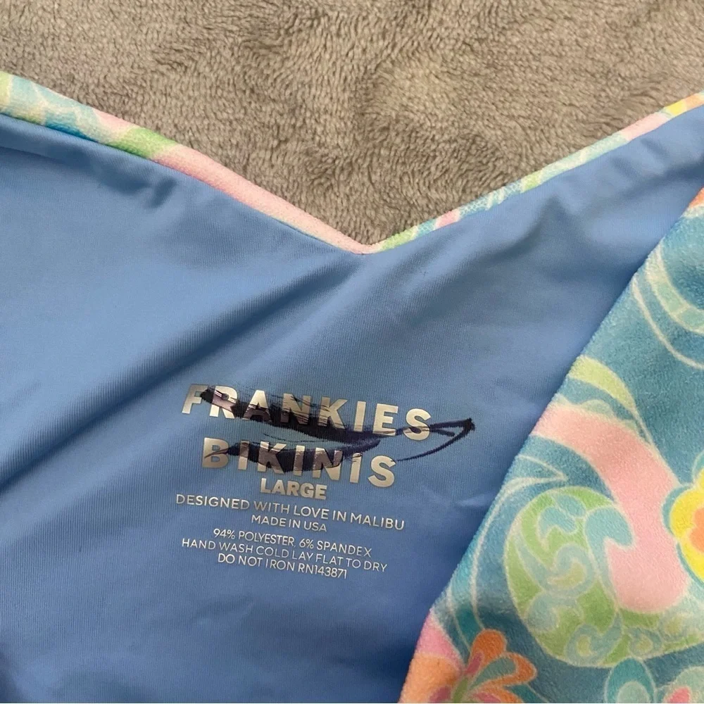 New! Frankie’s Enzo bikini bottom in sunshower 24144